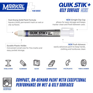 Quik Stik+ Oily Surface Mini Solid Paint Marker Quik Stik+ Oily Surface Mini Solid Paint Marker